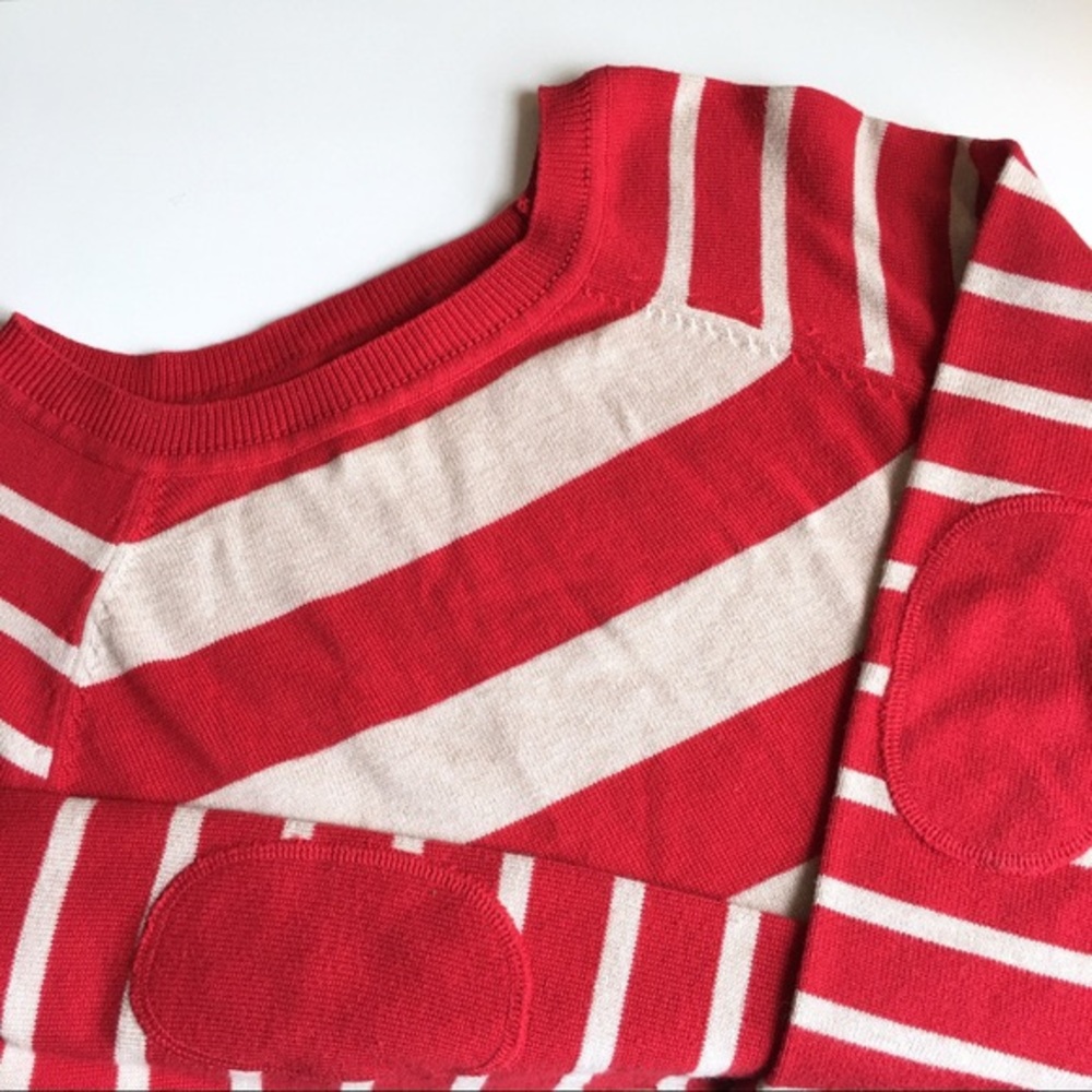 NWOT Red Camel Striped Sweater